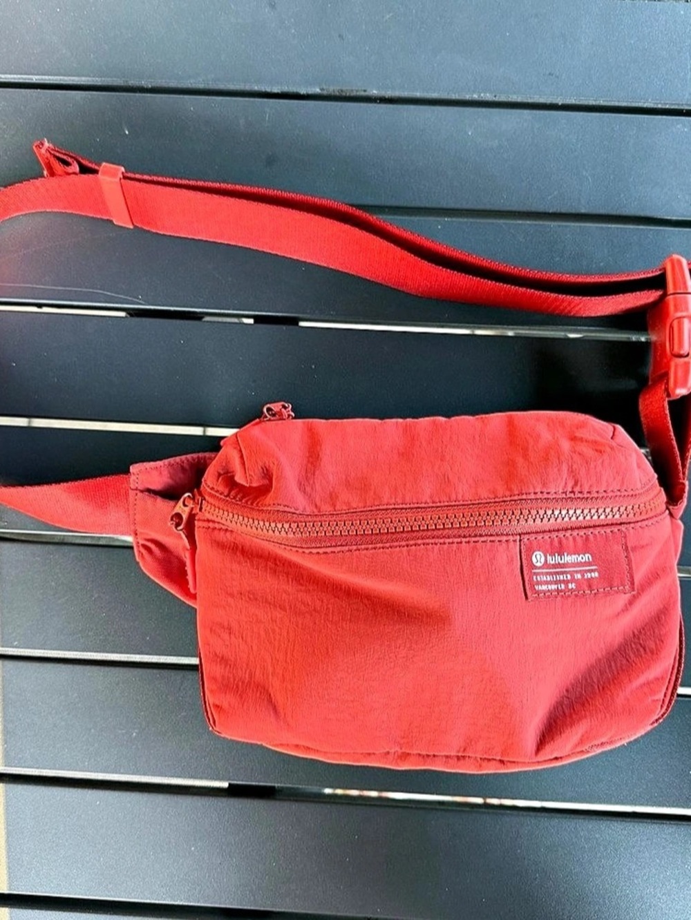 Lulemon Clean lines Belt Bag 2L Red rock Crossbody Bag